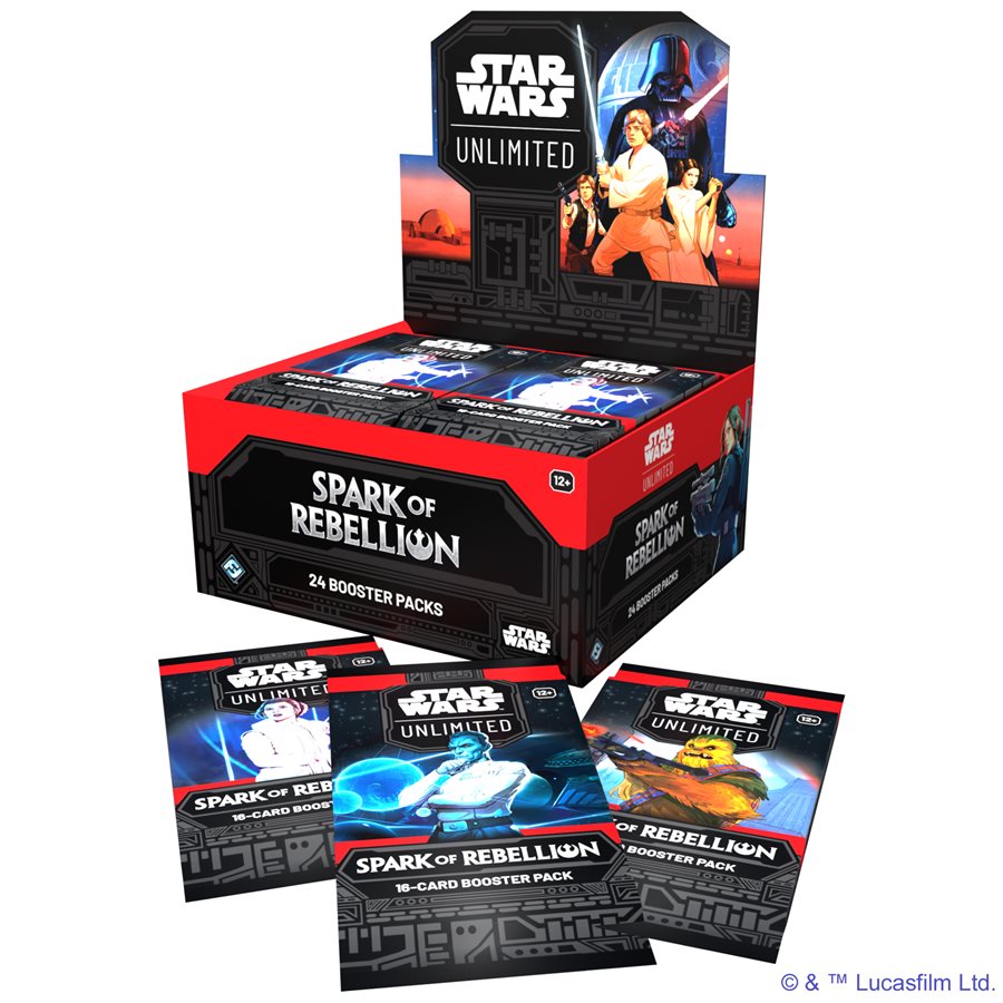 Star Wars Unlimited Spark of Rebellion Booster Box - A Muse N Games